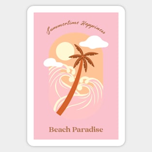 Beach Paradise Summertime Summer Love Vacay Vacation Sticker